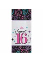 Sweet 16 Cello Favor/Sweet Bags 5'' x 9.5'' - 20pk