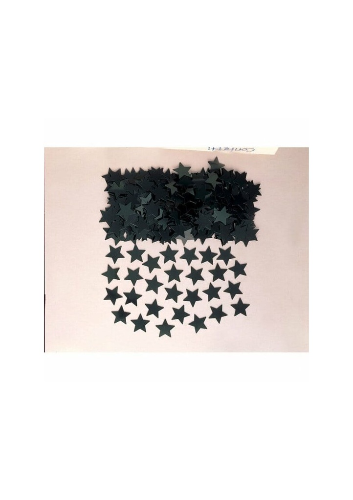 [INT37011-10] Stardust Sparkling Black Confetti - 14g