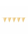 Pennant Flag Banner Plastic Gold - 10m x 32cm