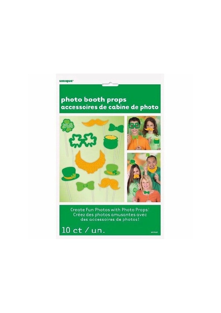 St. Patrick's Day Photo Booth Props - 10pk