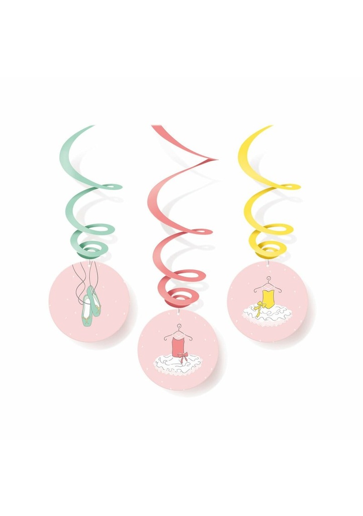 Little Dancer Deco Swirls - 6pk