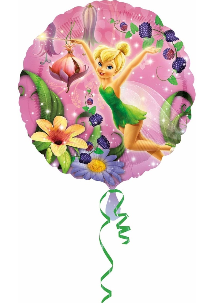 Tinkerbell Round Foil Balloon 17" (43cm)