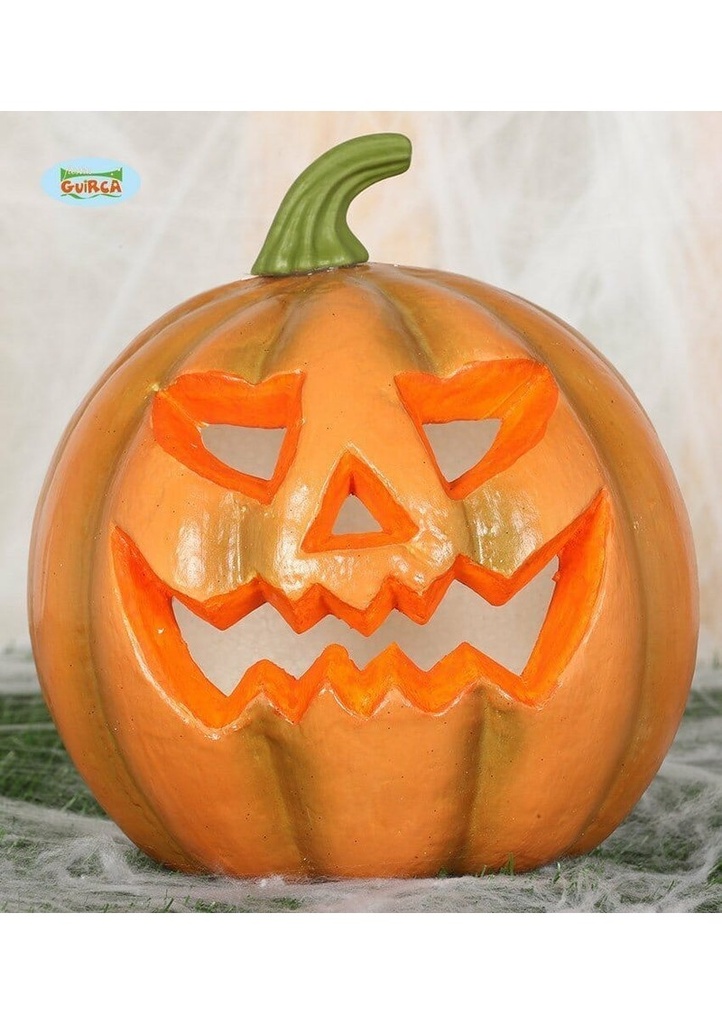 Halloween Foam Pumpkin With Light - 24cm