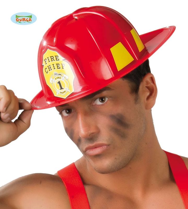 [13979] American Fireman Helmet - Adult One Size
