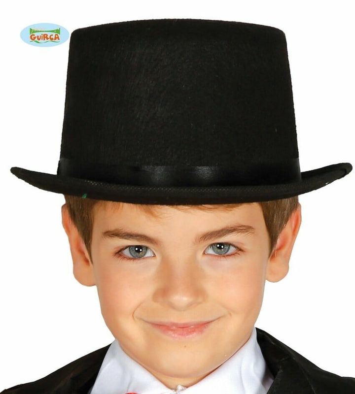 Black Felt Top Hat - Child One Size