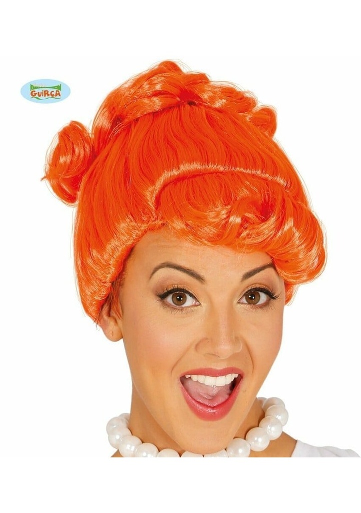 Orange Cavewoman Wig - Adult One Size