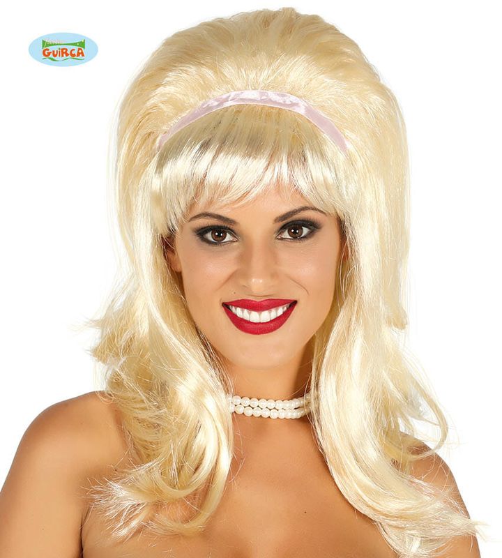 Blonde Bob Wig With Ribbon - Adult One Size