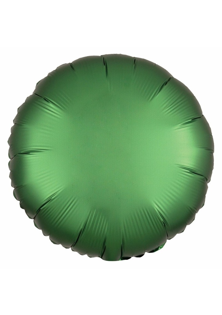 Satin Luxe Emerald Foil Balloon Round - 17'' (43cm)