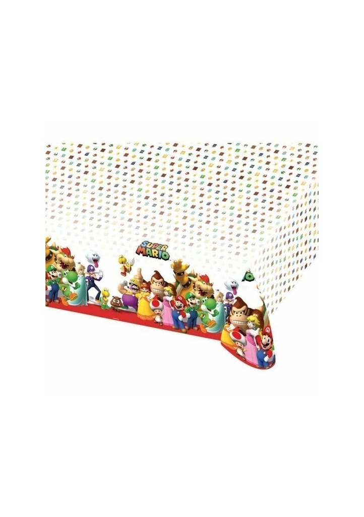 [9901539] Super Mario Plastic Table Cover - 1.8m x 1.2m