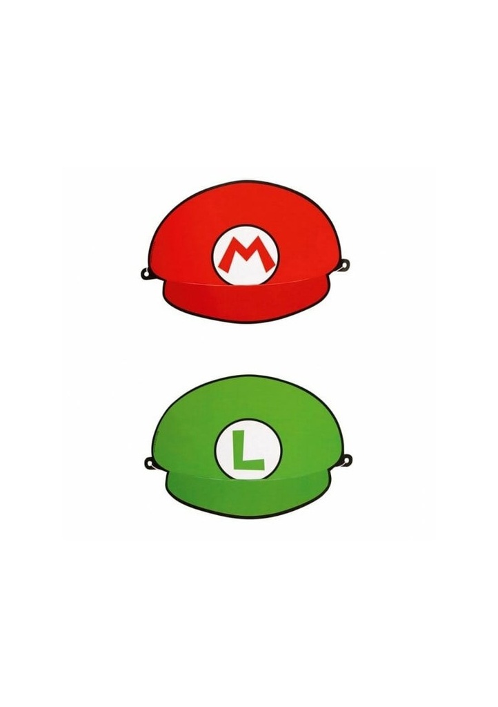 [9901544] Super Mario Party Hats - 8pk
