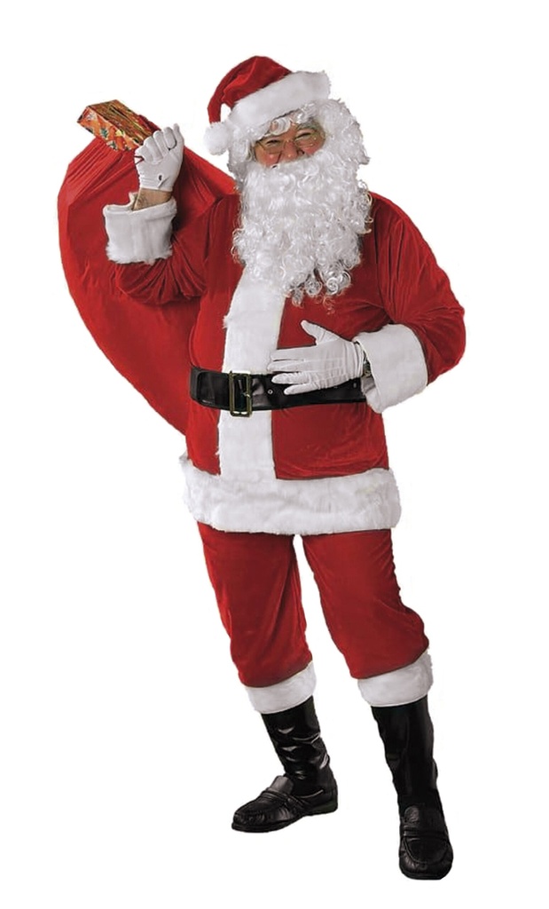 Premium Santa Claus Costume - Adult Size STD (M/L)