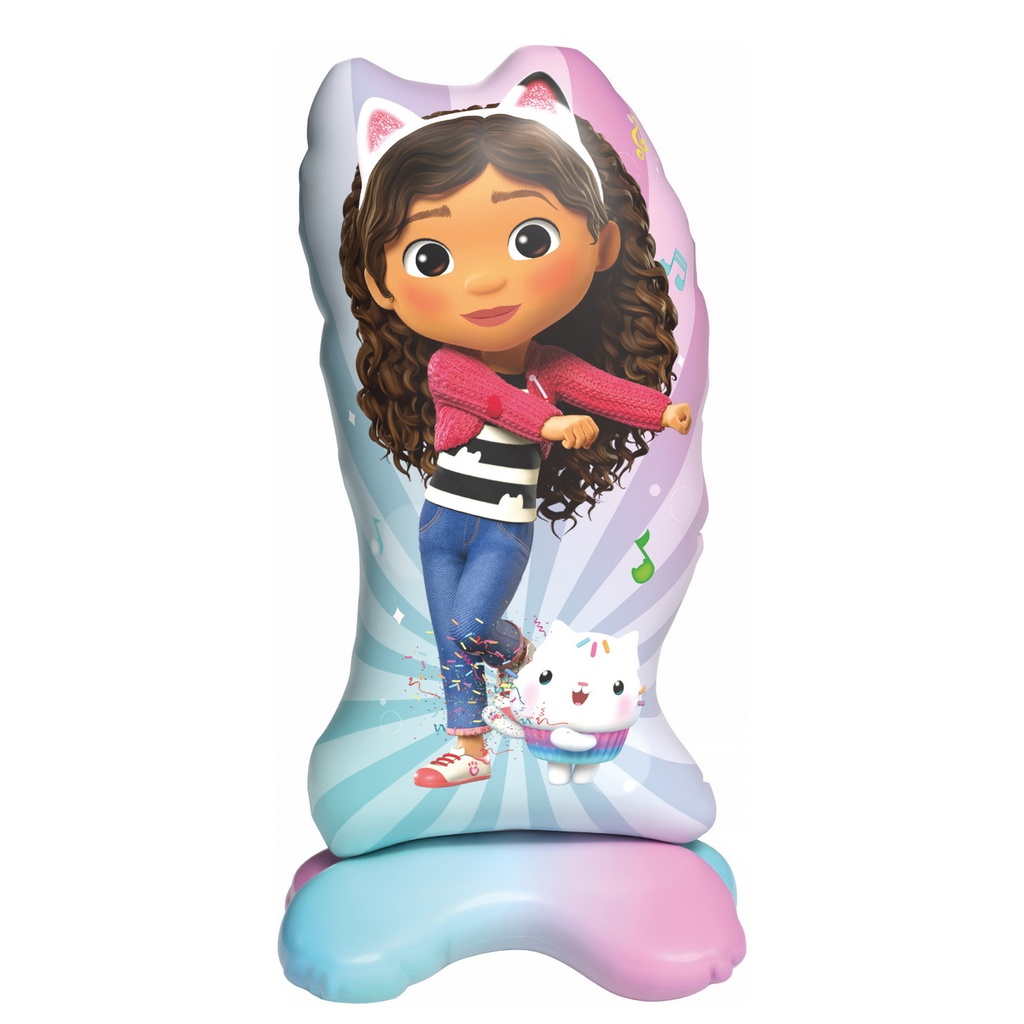 Gabby's Dollhouse Shaped Supersize Standing Foil Balloon 54x103cm