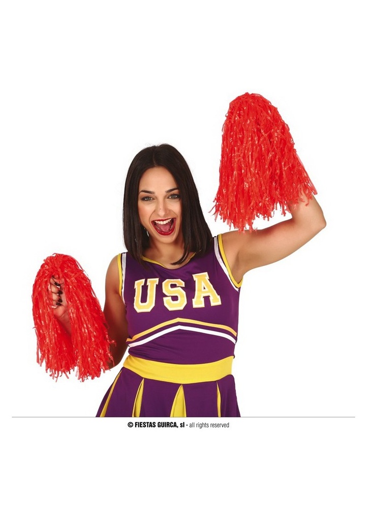Pair Pom Pom Red -  80gr