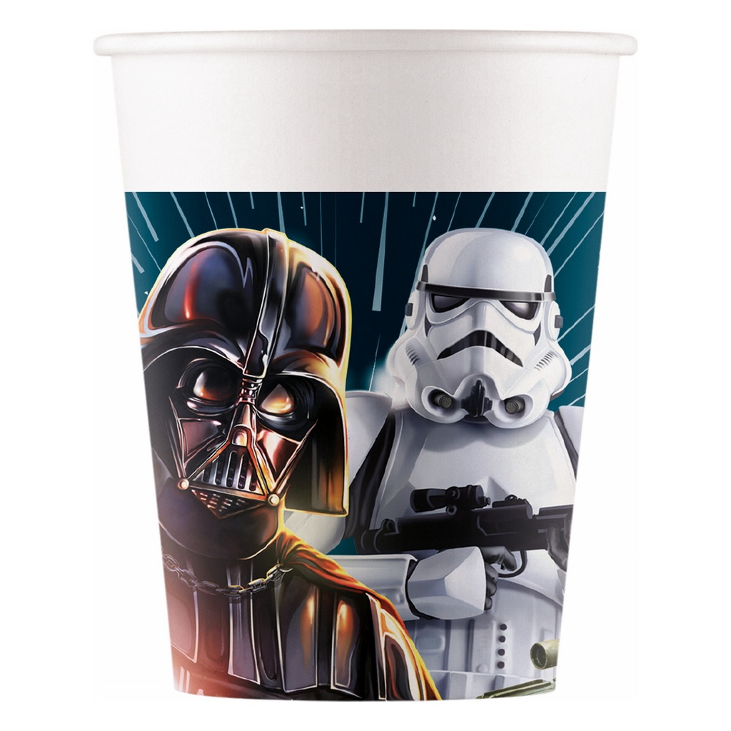 [93880] Star Wars Galaxy FSC Paper Cups 200ml - 8pk