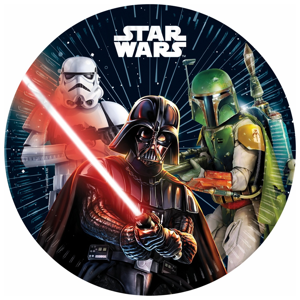 [93879] Star Wars Galaxy FSC Paper Plates Large 23cm - 8pk