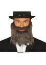 Grey Beard & Moustache With Elastic Rubber - 11959