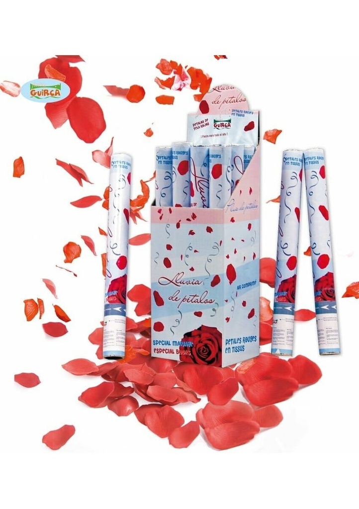 Red Rose Petal Confetti Cannon / Popper  - 50cm