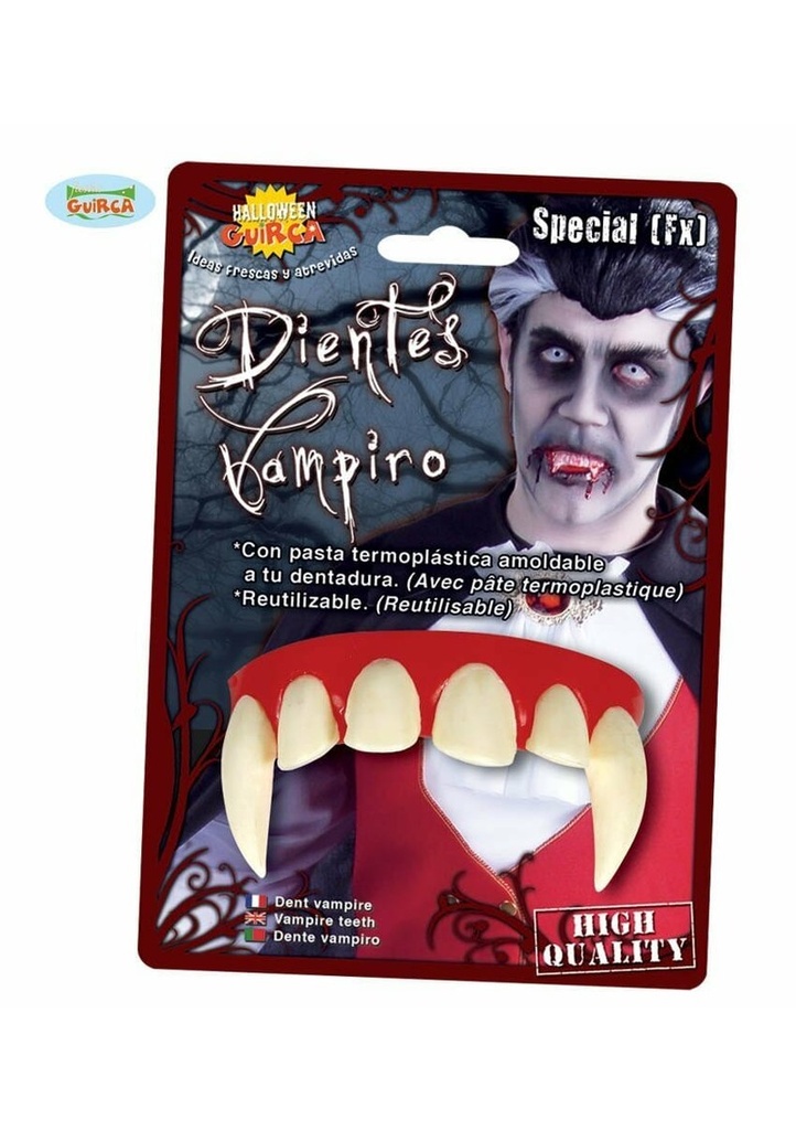 Vampire Teeth With Thermoplastic Paste (2184)