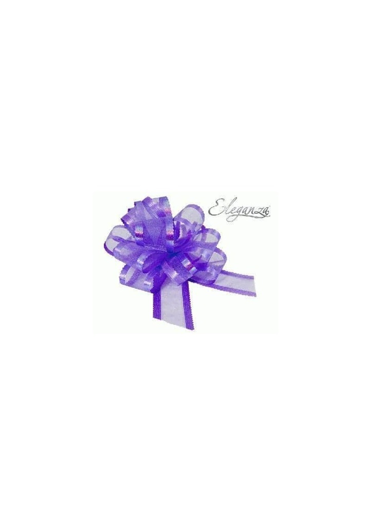 Pull Bow Organza Lavander - 50mm