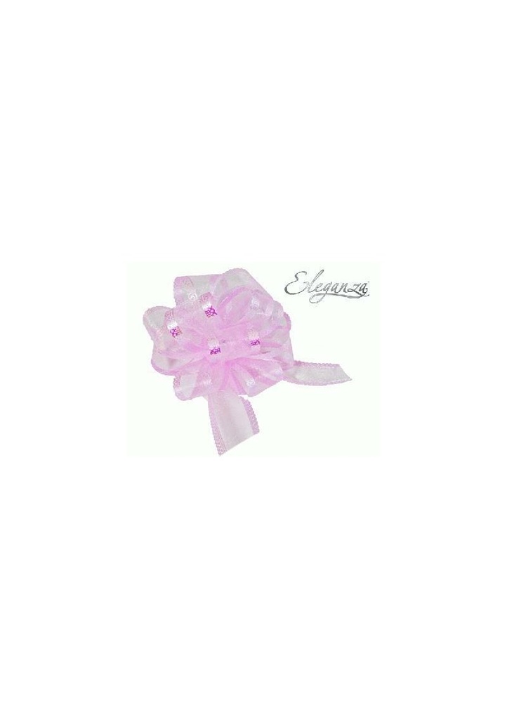 Pull Bow Organza Light Pink - 50mm