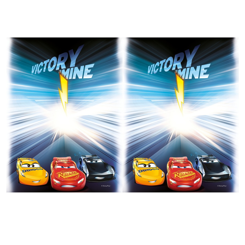 Cars Victory is Mine Plastic Tablecover 120x180cm