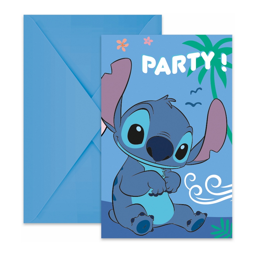 Stitch & Angel FSC Invitations & Envelopes - 6pk