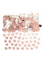 Rose Gold Heart Confetti - 14g