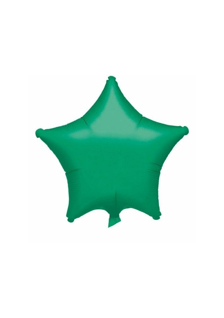 Metallic Green Star Foil Balloon 19''