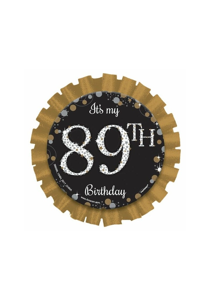 Gold Sparkling Celebration Add an Age Badge - 10cm