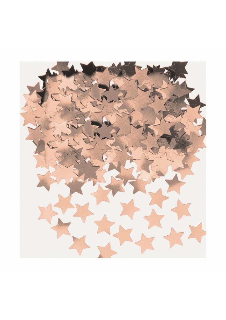 [9903473] Rose Gold Star Confetti - 14g