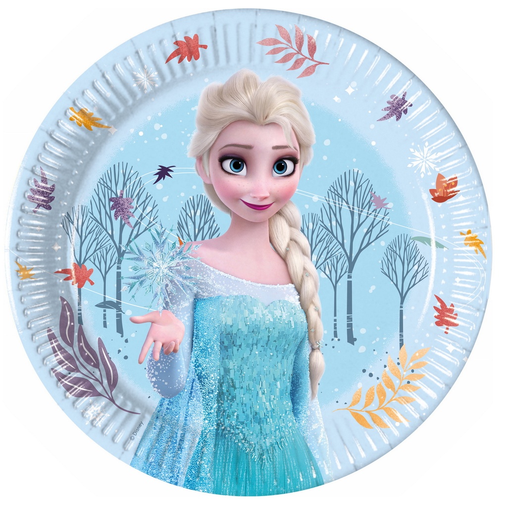 Frozen Idyllic Wonder FSC Paper Plates Medium 20cm - 8pk