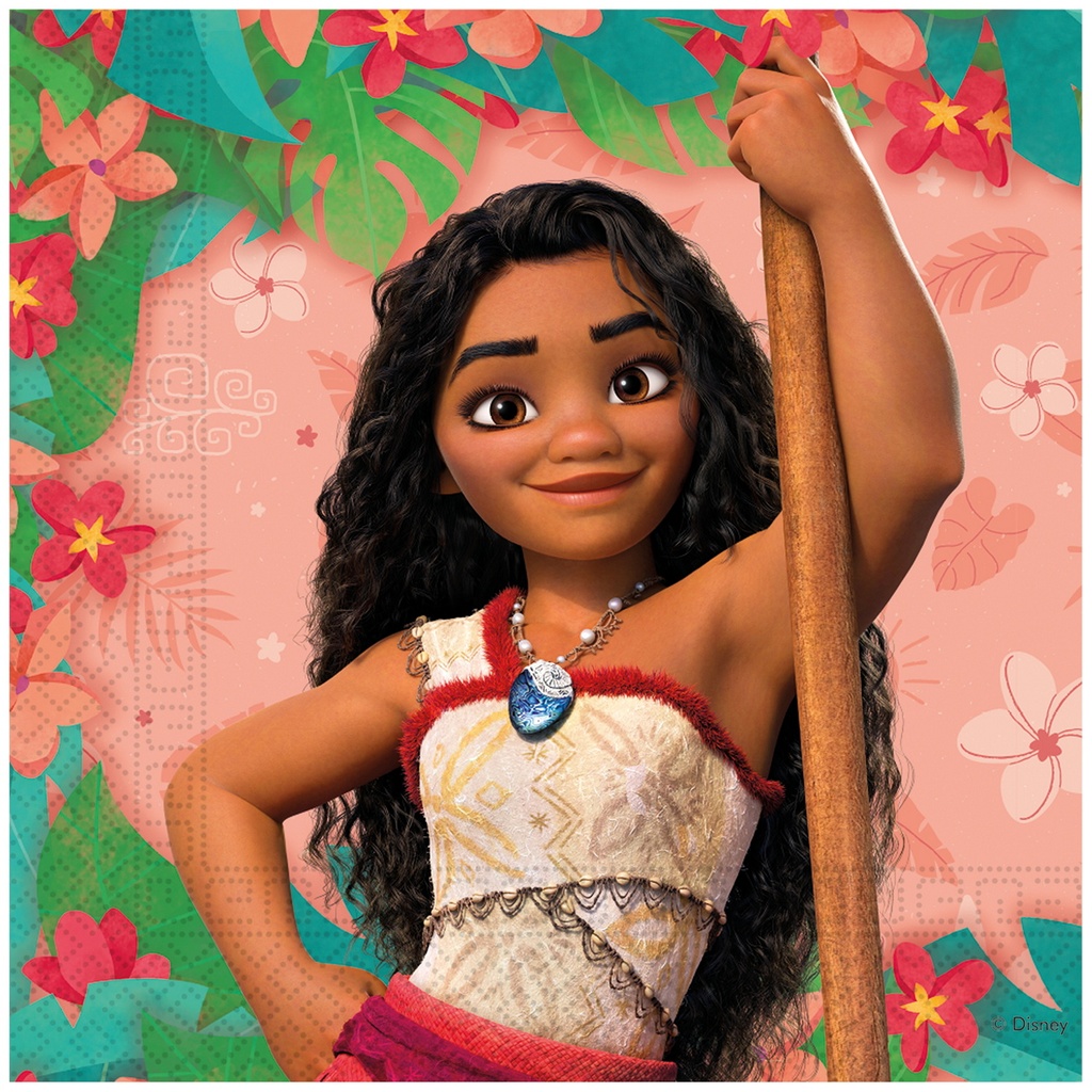 Moana II Sailing Spirit FSC Paper Napkins 33x33cm - 20pk