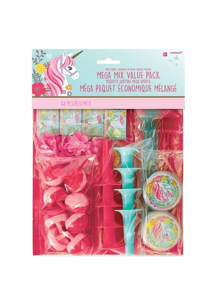 Magical Unicorn Mega Value Favour Pack - 48pk