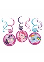 My Little Pony Swirl Decoration - 6 pk