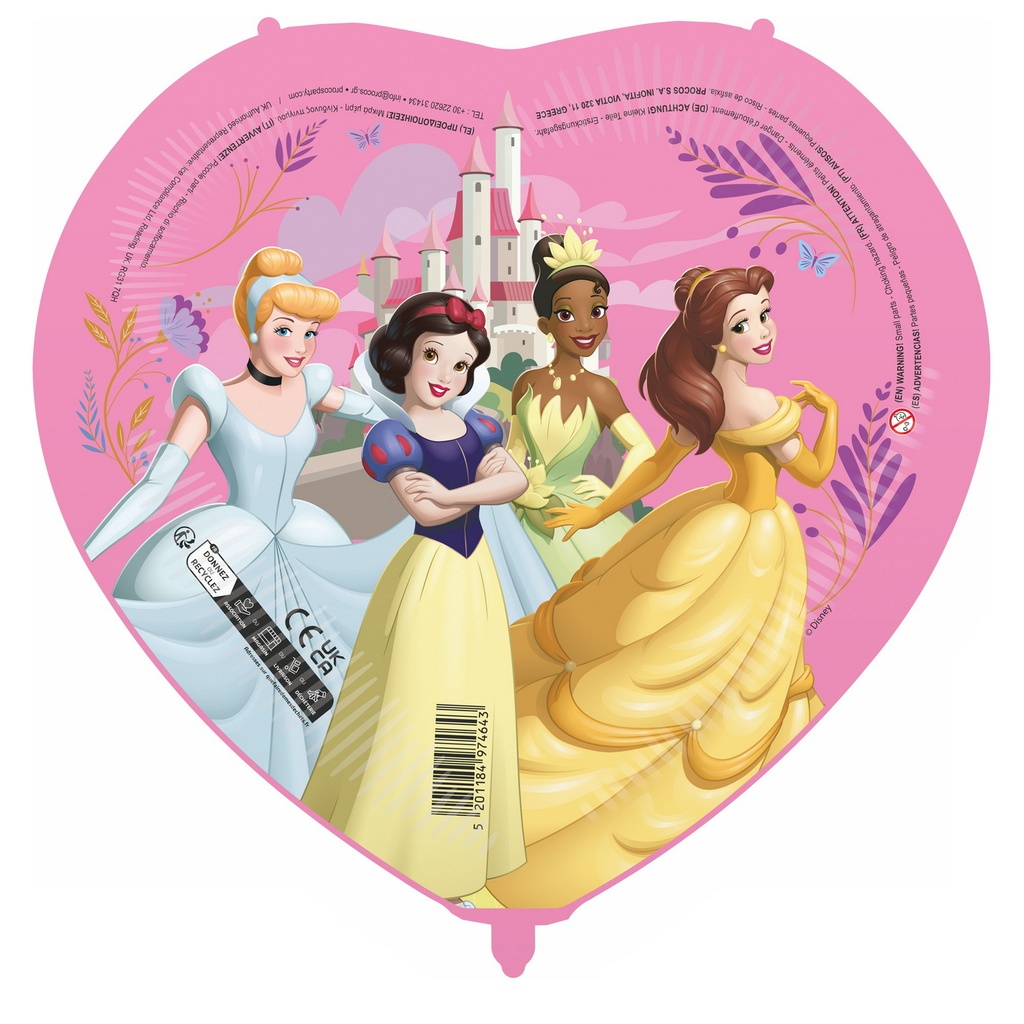 Princess Shaped Supersize Foil Balloon 80x69.5cm