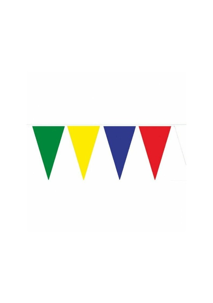 Flag Plastic Banner Assorted Colour - 4m