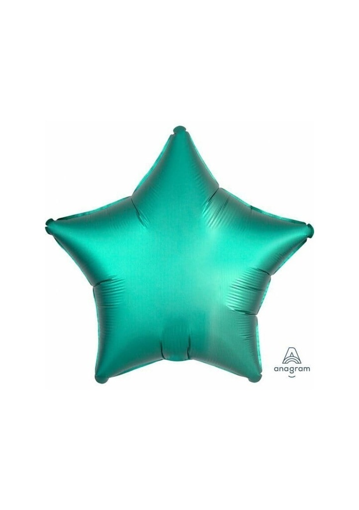 Satin Luxe Jade Foil Balloon Star - 19'' (48cm)