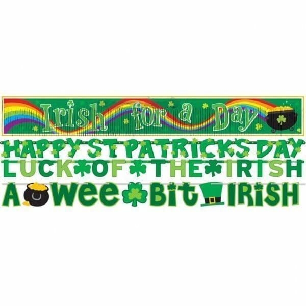 [129132] 4 in 1 St. Patrick's Day Letter Banner