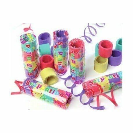 [299922] Assorted Colour Streamers 4m x 7mm - 1pk