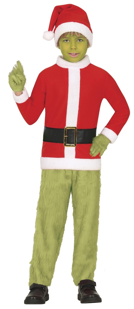 Grinch Deluxe Christmas Costume - Age 10 to 12 Years