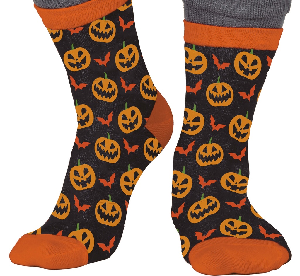 Halloween Pumpkins Socks - Size 42-48