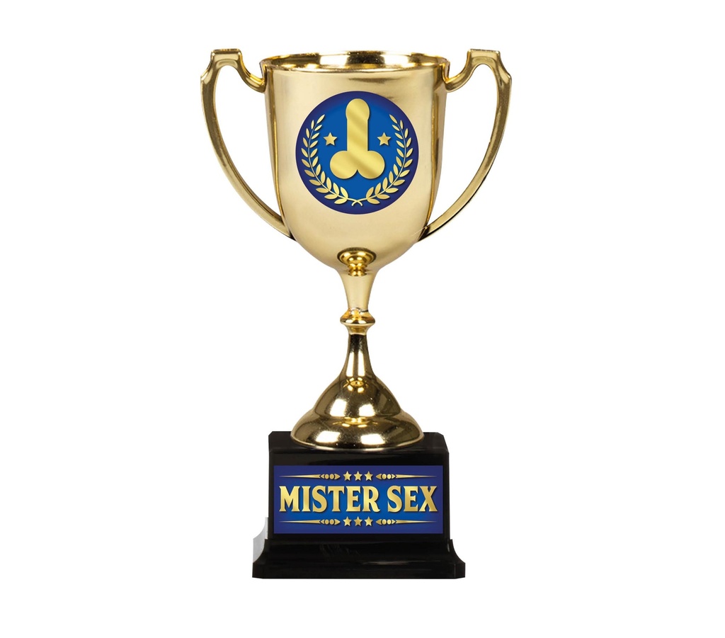 [17516] Bachelor Party Mister Sex Cup Trophy 18cm
