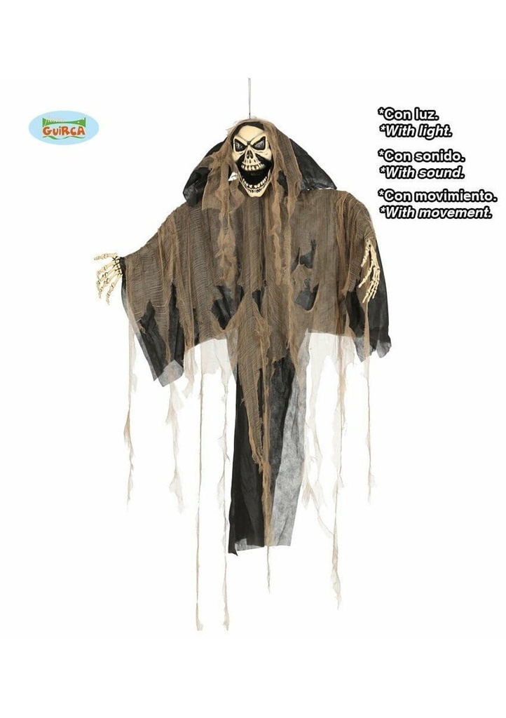Talking Skull Pendant With Light Sound & Movement - 190cm