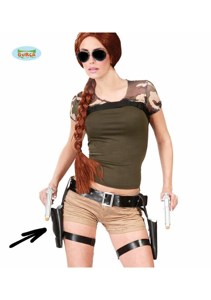 Double Holster With Guns