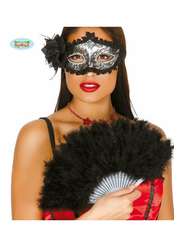 Feather Fan Black
