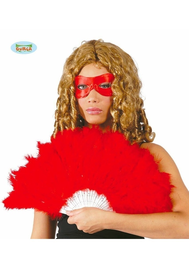 Feather Fan Red