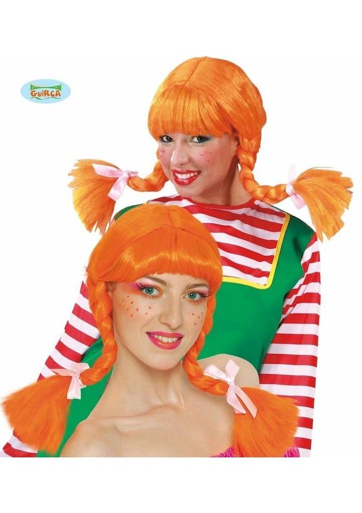 Orange Braid Wig