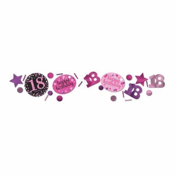[9900578] 18th Pink Sparkling Celebration Confetti – 34g