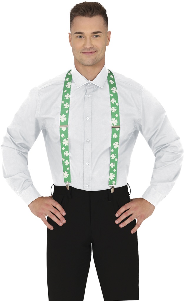 St Patrick Braces Suspenders - Adult One Size