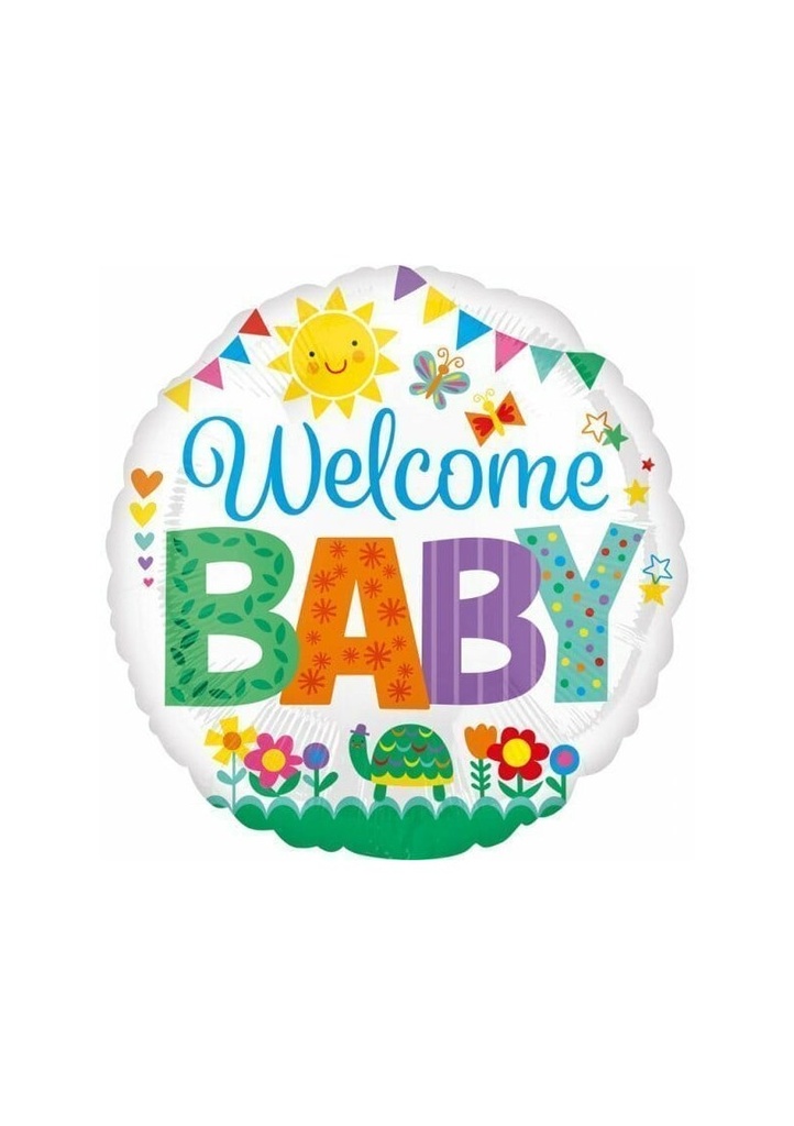 Welcome Baby Foil Balloon 17"